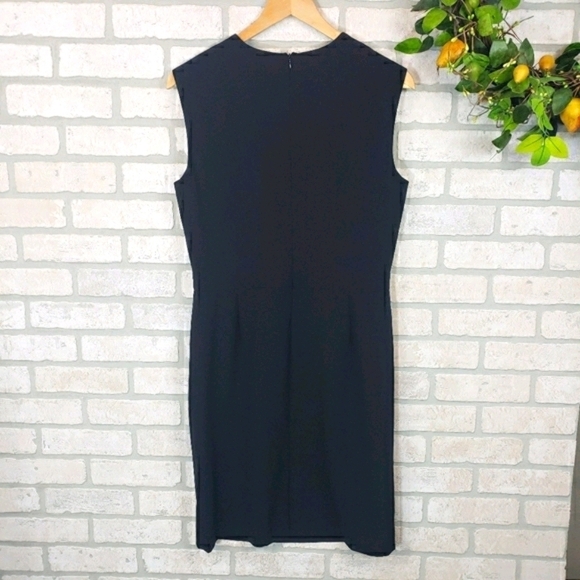 LARRY LEVINE Formal Sleeveless Dress Black Size 8 - Picture 2 of 12